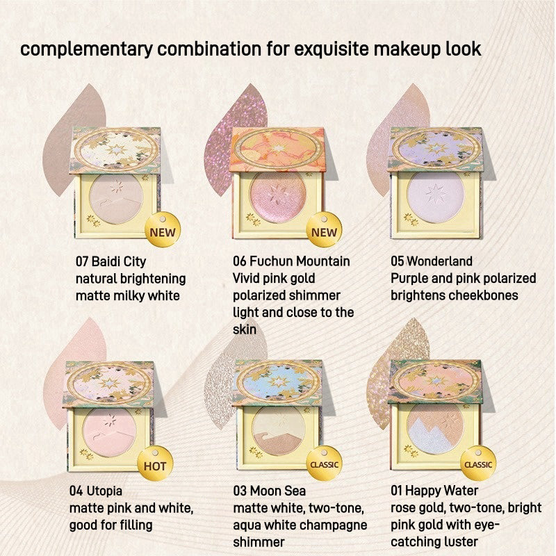 GirlCult - Mountains and Seas Highlighter Contouring 3.3g