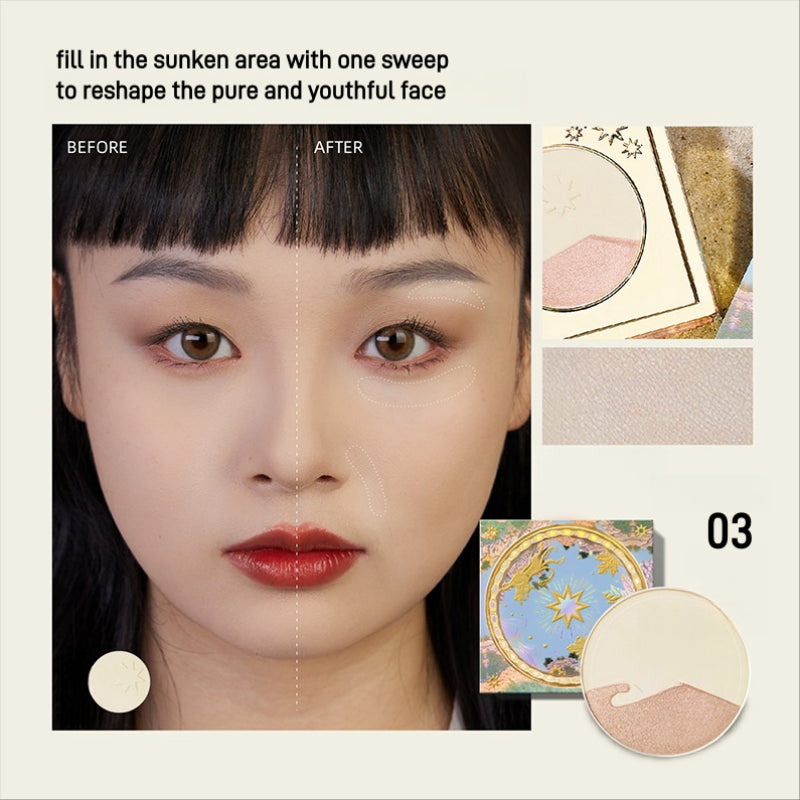 GirlCult - Mountains and Seas Highlighter Contouring 3.3g