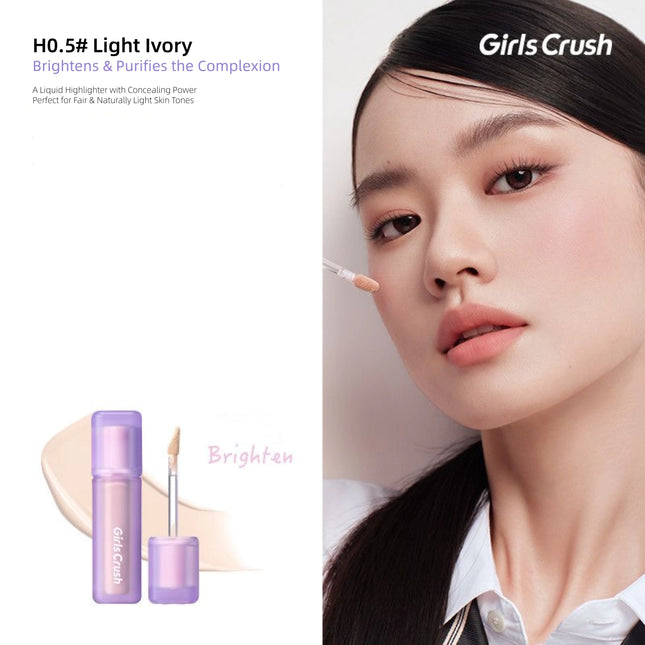 GirlsCrush - Long-Wear Liquid Concealer｜Oil Skin Formula 8g