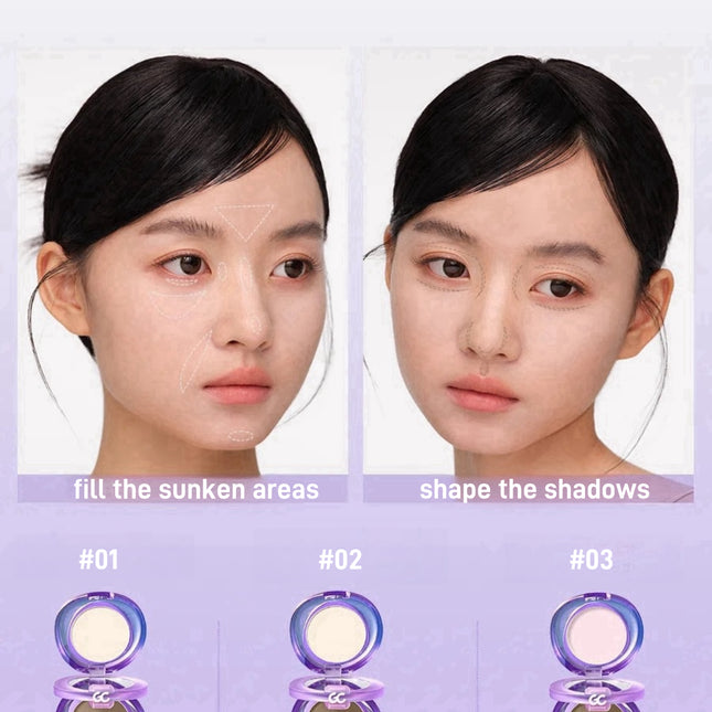 GirlsCrush - Matte Highlighter Contour Powder Duo 5.2g