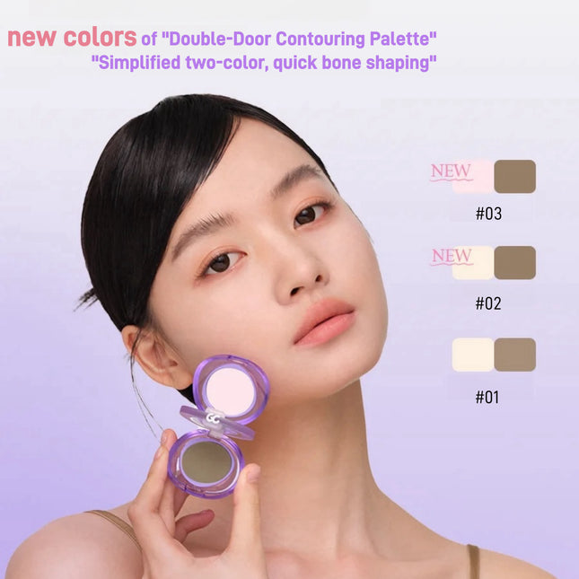 GirlsCrush - Matte Highlighter Contour Powder Duo 5.2g