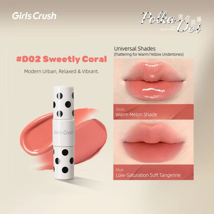Girlscrush - Polka Dot 2-in-1 Lip Gloss 5.5g