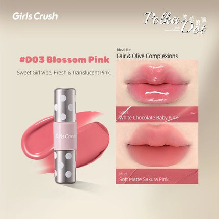 Girlscrush - Polka Dot 2-in-1 Lip Gloss 5.5g