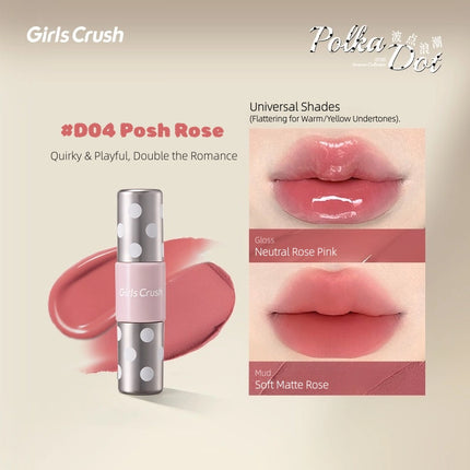 Girlscrush - Polka Dot 2-in-1 Lip Gloss 5.5g