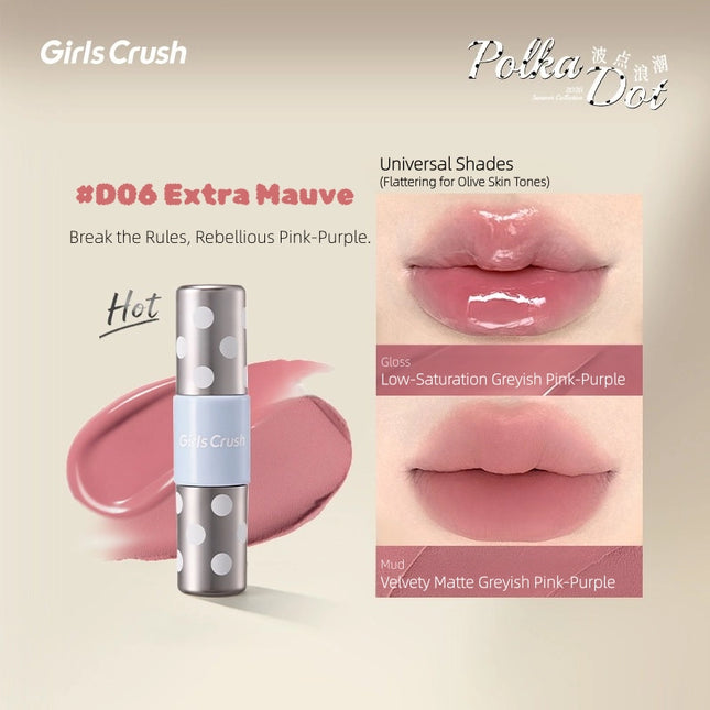 Girlscrush - Polka Dot 2-in-1 Lip Gloss 5.5g