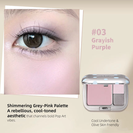 Girlscrush - Polka Dot Multi Eye and Cheek Palette 8g