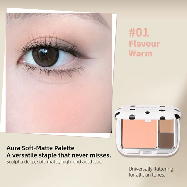 Girlscrush - Polka Dot Multi Eye and Cheek Palette 8g
