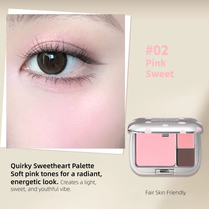 Girlscrush - Polka Dot Multi Eye and Cheek Palette 8g