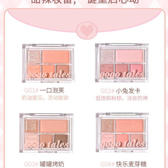 GOGOTALES - 5 Colors Eyeshadow 10g