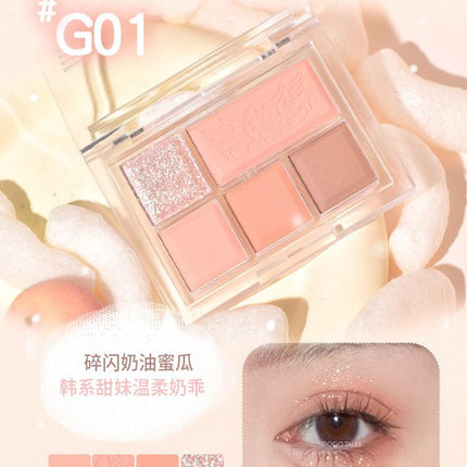 GOGO TALES 5 Colors Eyeshadow GT630