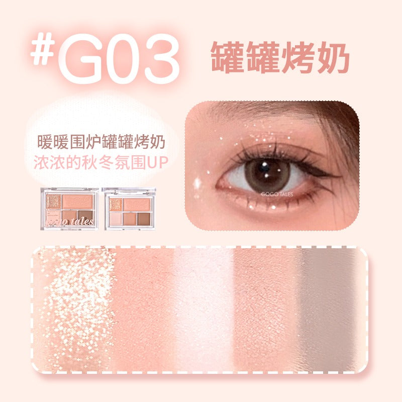 Gogo Tales 5 Colors Eyeshadow GT630