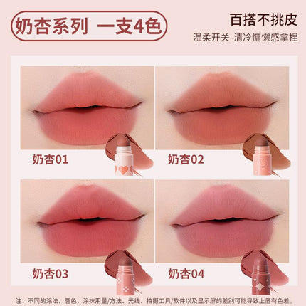 Gracebabi Stacked 4 Colors Lipstick GB009