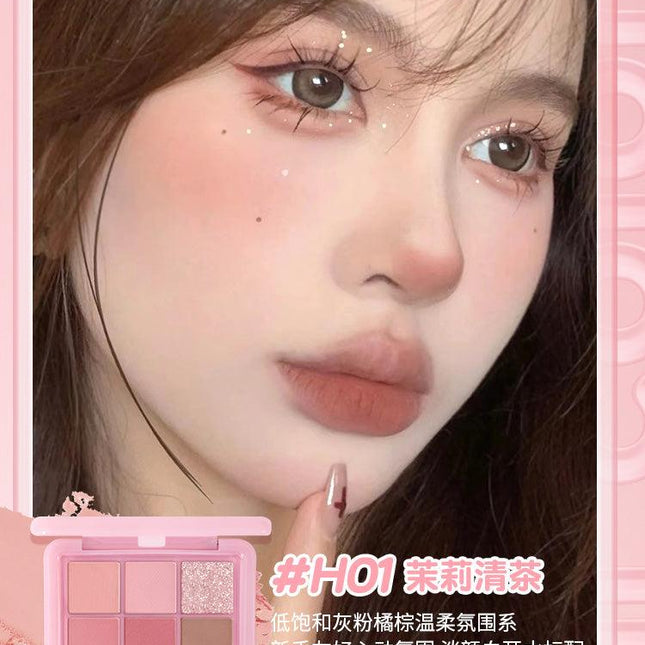 HOLDLIVE - 6 Colors Eye Shadow 9g