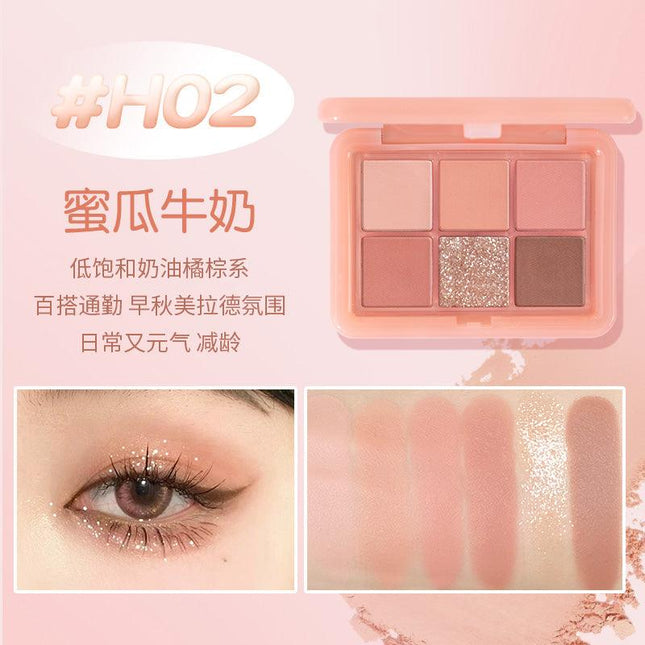 HOLDLIVE - 6 Colors Eye Shadow 9g