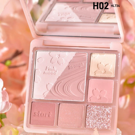 HOLD LIVE Pink Mist Dream Blush N Eyeshadow Palette HL734