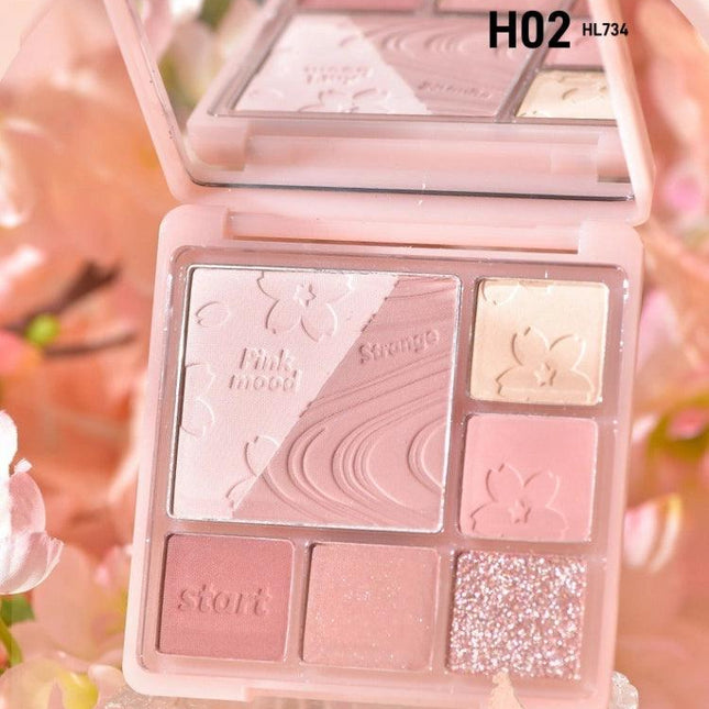 HOLDLIVE - Pink Mist Dream Blush N Eyeshadow Palette 14g