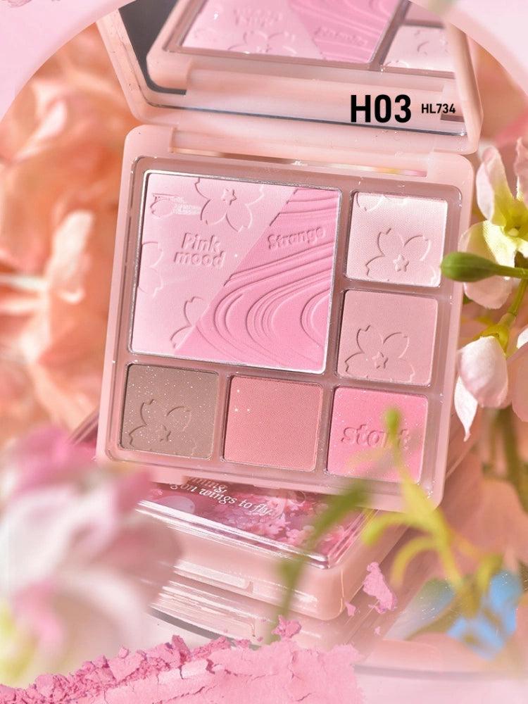 HOLD LIVE Pink Mist Dream Blush N Eyeshadow Palette HL734