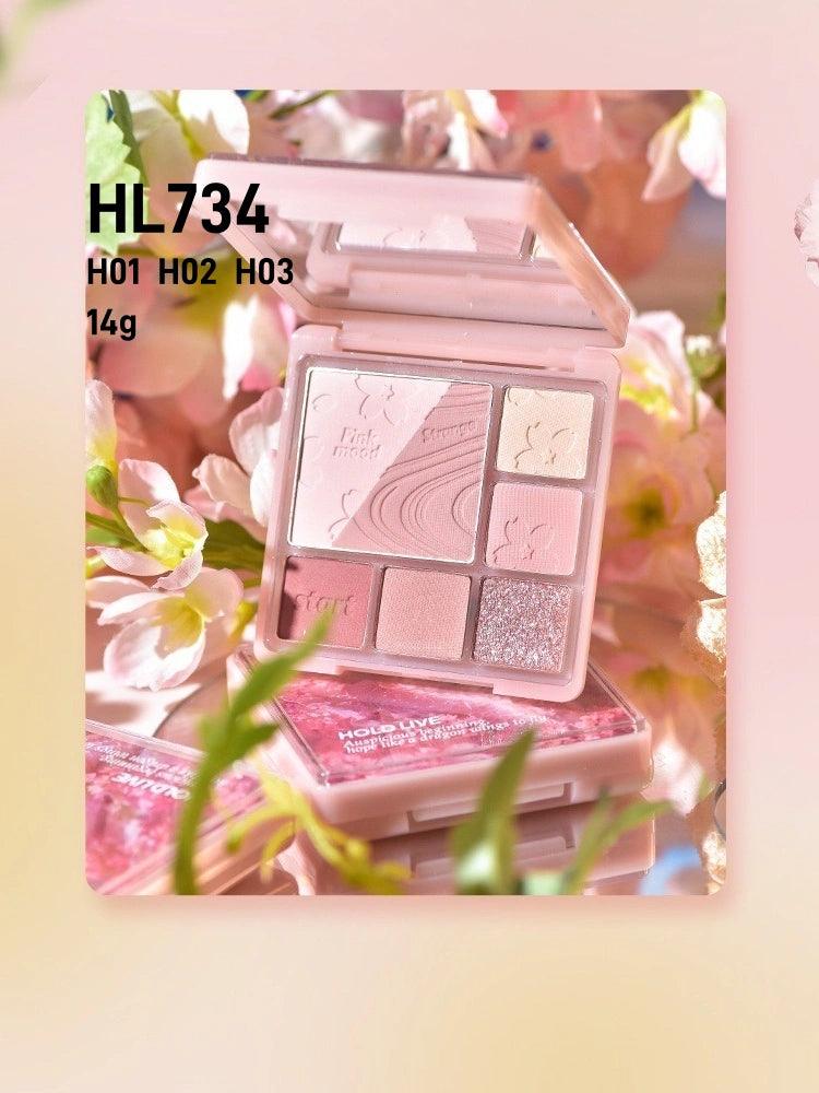 HOLD LIVE Pink Mist Dream Blush N Eyeshadow Palette HL734