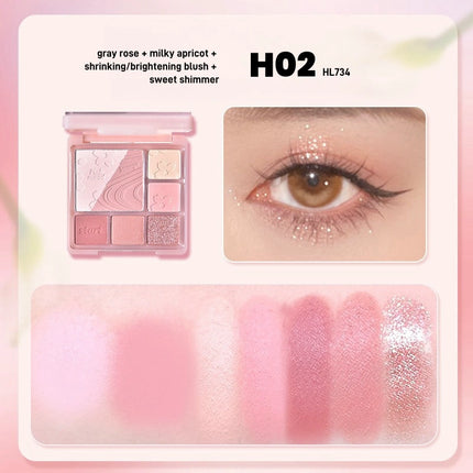 HOLD LIVE Pink Mist Dream Blush N Eyeshadow Palette HL734