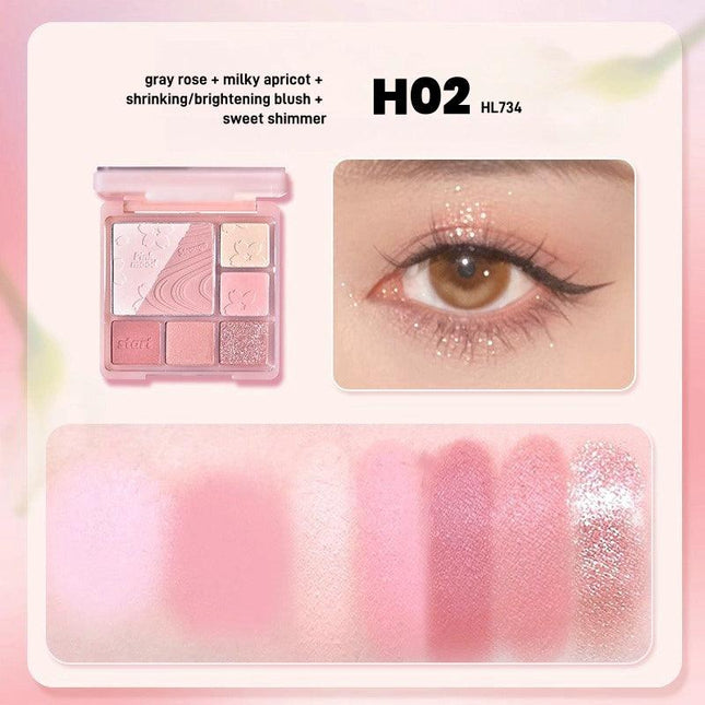HOLDLIVE - Pink Mist Dream Blush N Eyeshadow Palette 14g