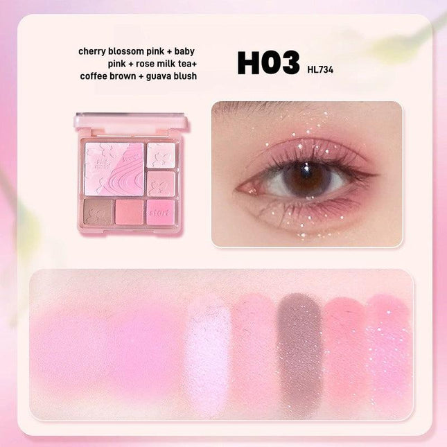 HOLDLIVE - Pink Mist Dream Blush N Eyeshadow Palette 14g