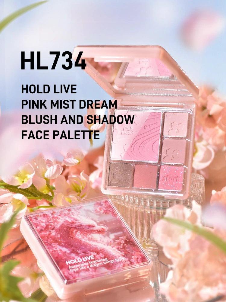 HOLD LIVE Pink Mist Dream Blush N Eyeshadow Palette HL734