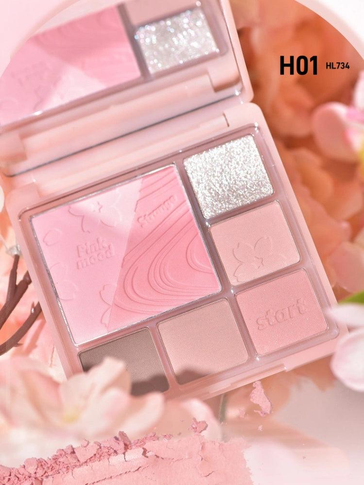 HOLD LIVE Pink Mist Dream Blush N Eyeshadow Palette HL734