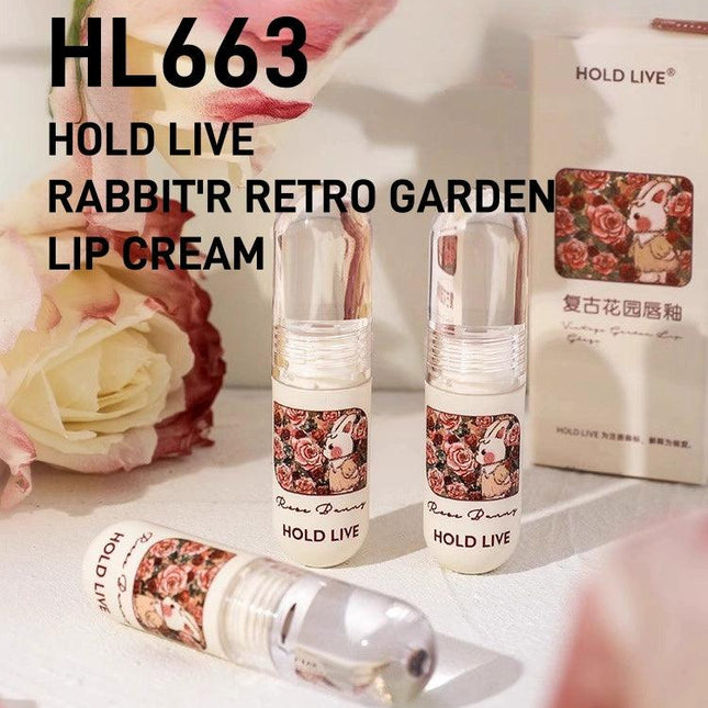 HOLDLIVE - Rabbit's Retro Garden Lip Cream 3g