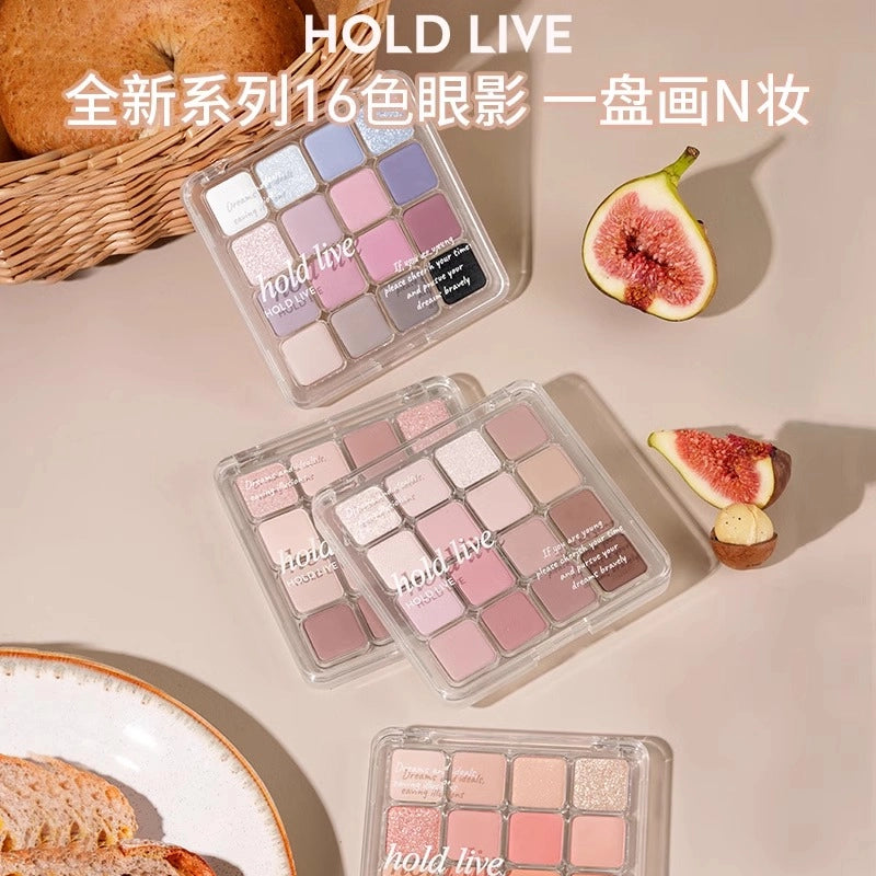 HOLD LIVE 16 Colors Eyeshadow Tray HL716