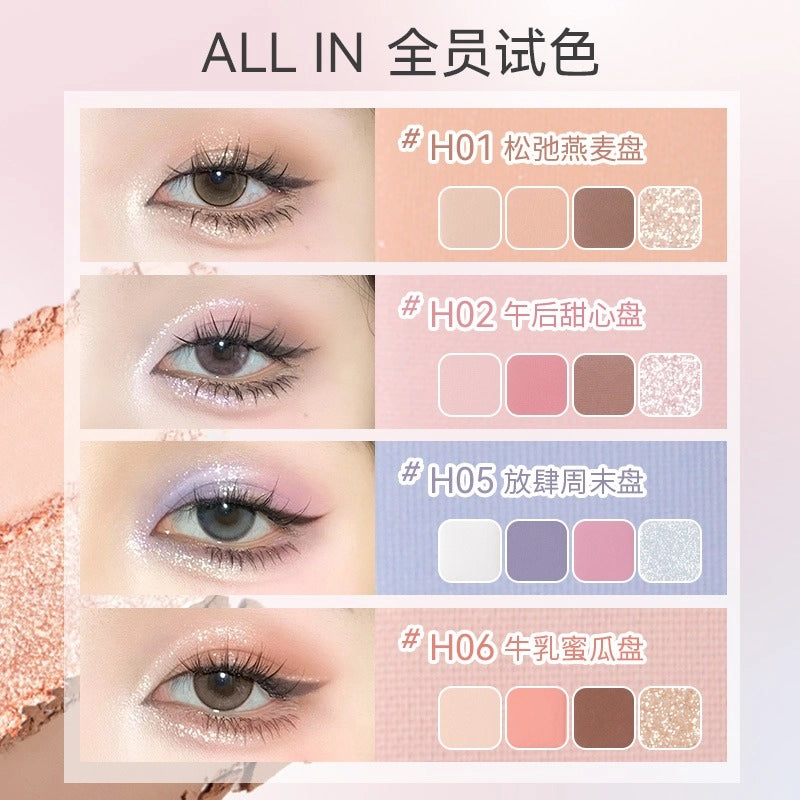 HOLD LIVE 16 Colors Eyeshadow Tray HL716