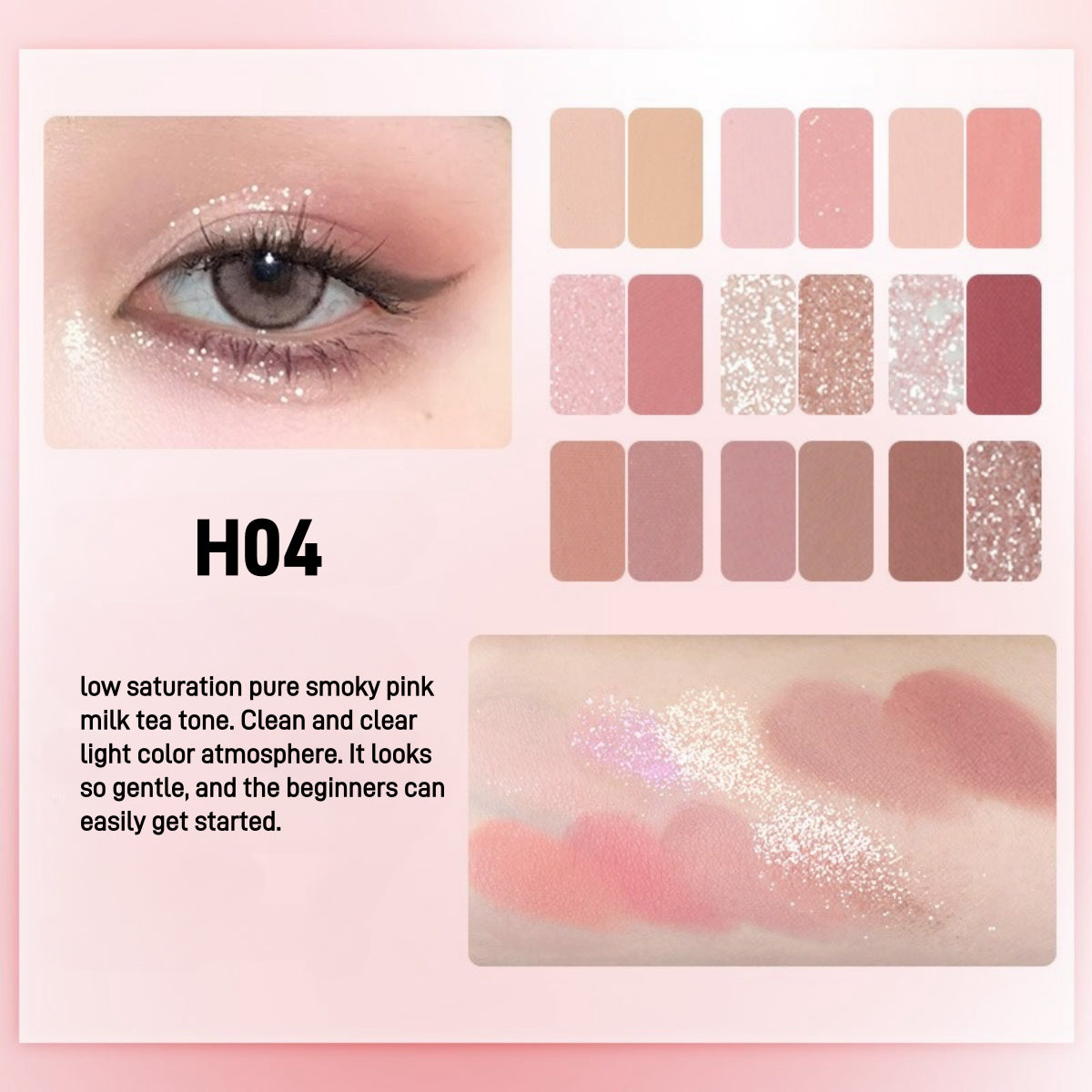 HOLD LIVE Secret Garden Eyeshadow Palette 18 Colors HL692