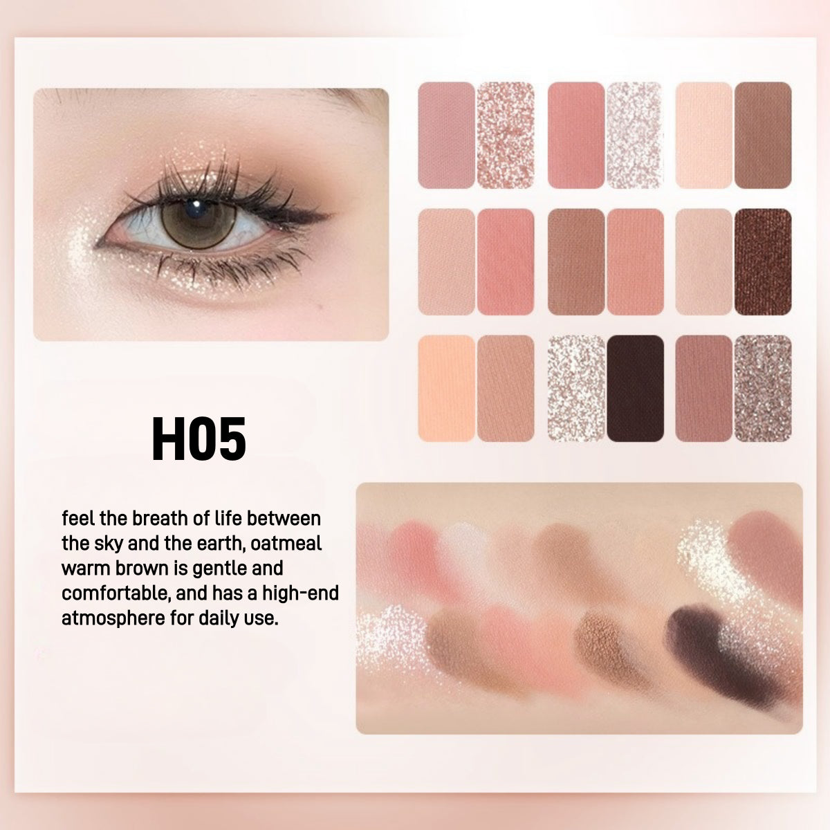 HOLD LIVE Secret Garden Eyeshadow Palette 18 Colors HL692