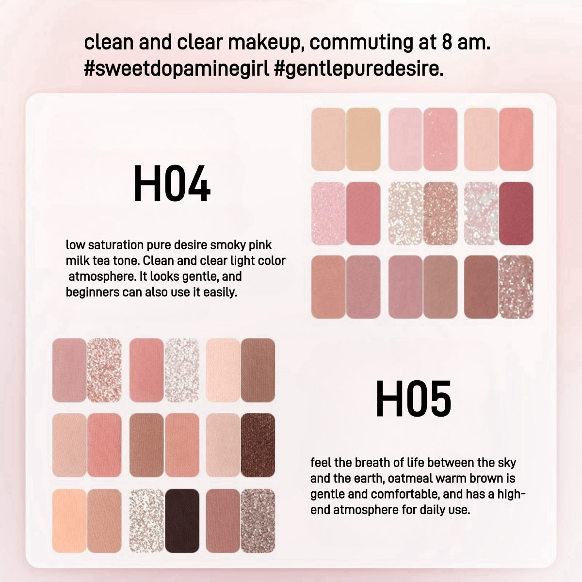 HOLD LIVE Secret Garden Eyeshadow Palette 18 Colors HL692