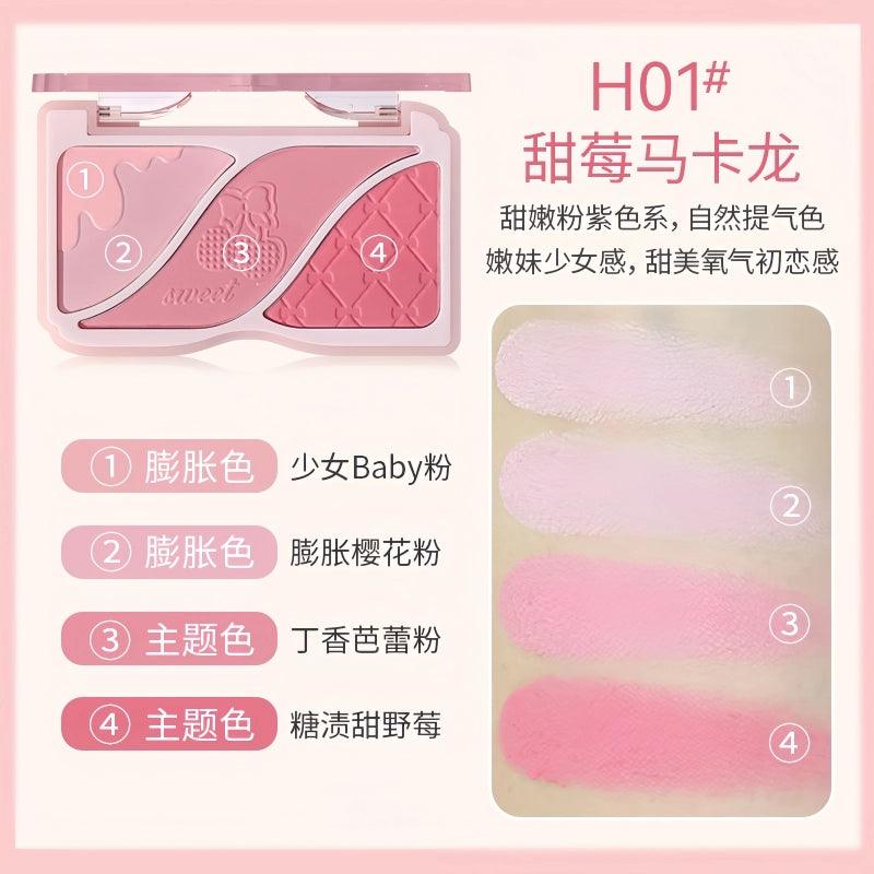 HOLD LIVE Triple Colors Powder Blusher HL750