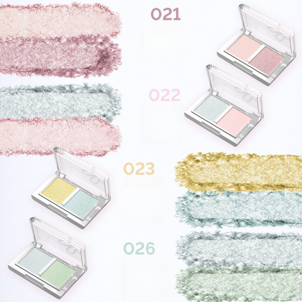 HYNTOOR - Rich Spring of Flowers Eyeshadow Duo 3g