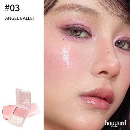 Haggard EMO Monster Water Glow Blush Cream Duo 7g 03