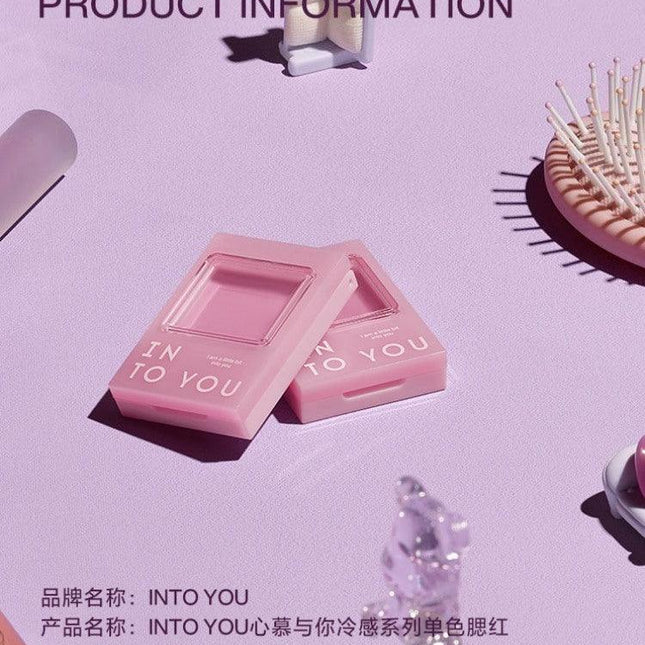INTOYOU - Cool Tone Single Blush 3.3g