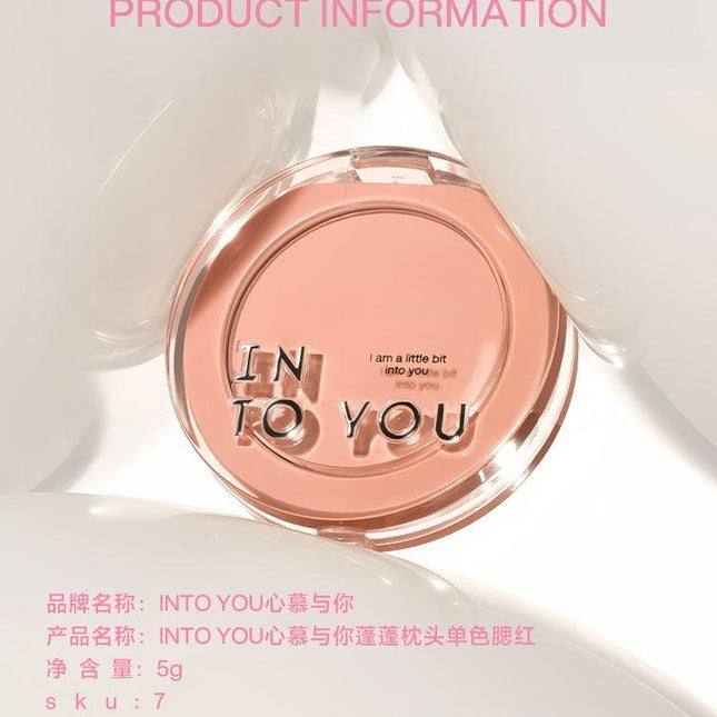 INTOYOU - Fluffy Pillow Single Blusher 5g