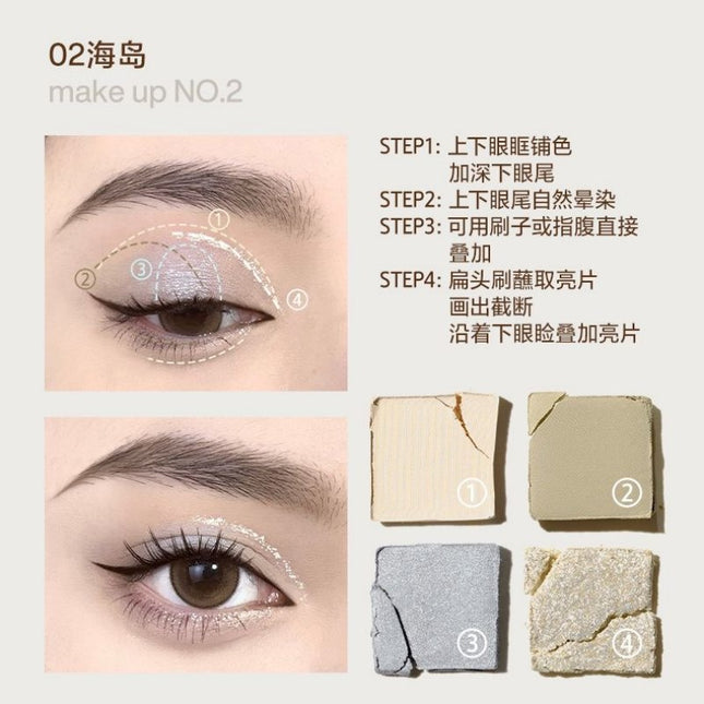 INTO YOU Multicolor Eye Shadow Palette IY050