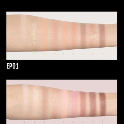 INTOYOU - Nine-color Eyeshadow Palette 7.2g