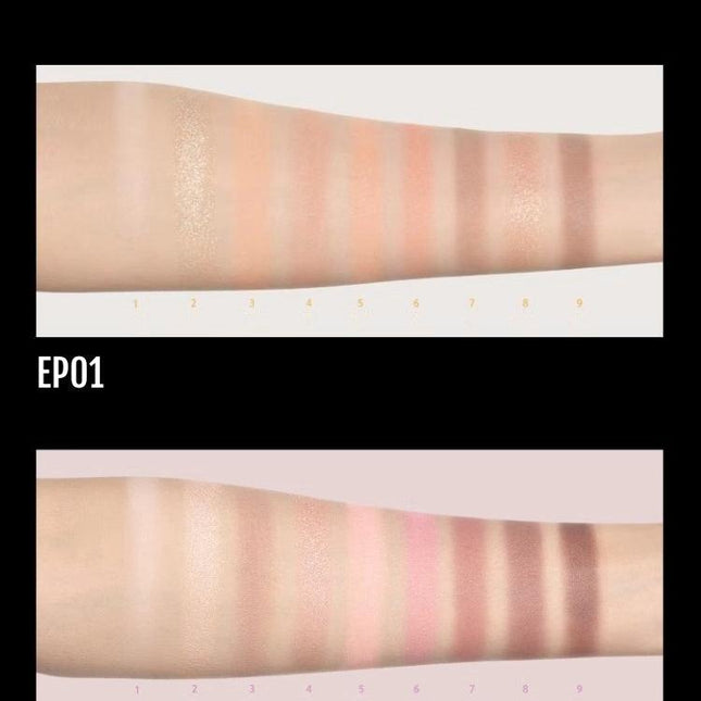INTOYOU - Nine-color Eyeshadow Palette 7.2g