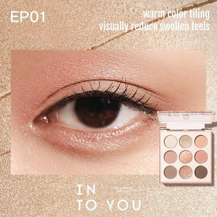 INTOYOU - Nine-color Eyeshadow Palette 7.2g