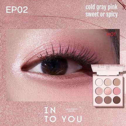 INTOYOU - Nine-color Eyeshadow Palette 7.2g
