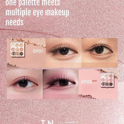 INTOYOU - Nine-color Eyeshadow Palette 7.2g