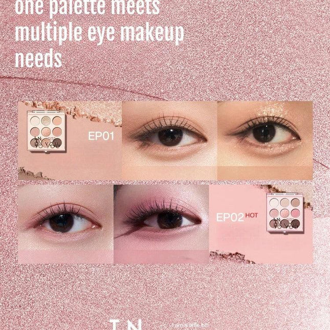 INTOYOU - Nine-color Eyeshadow Palette 7.2g