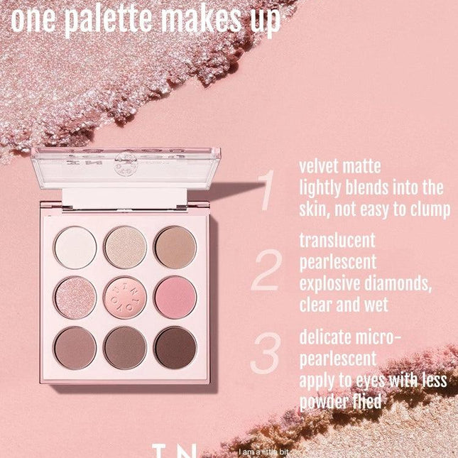 INTOYOU - Nine-color Eyeshadow Palette 7.2g