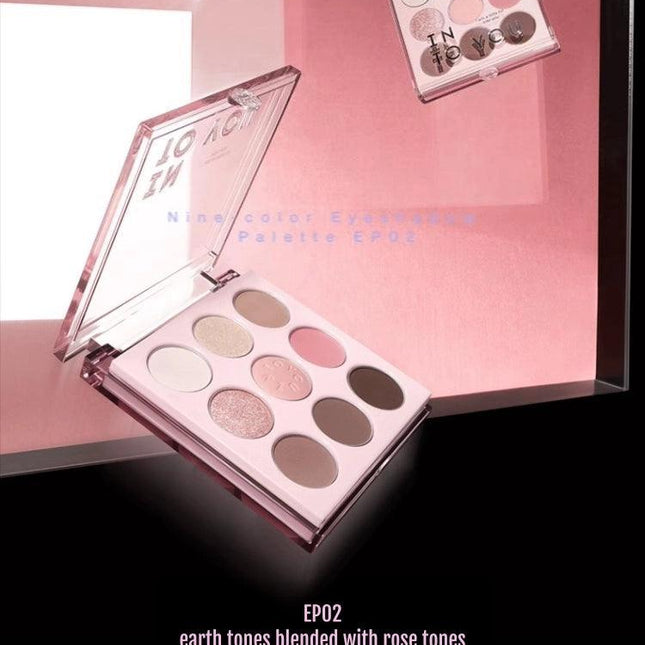 INTOYOU - Nine-color Eyeshadow Palette 7.2g