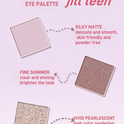 JILL LEEN Four Colors Eyeshadow Palette JL039