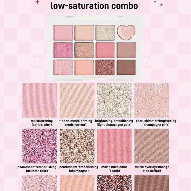 JillLeen - GG BOND Pretty 12 Eye Palette 7.2g