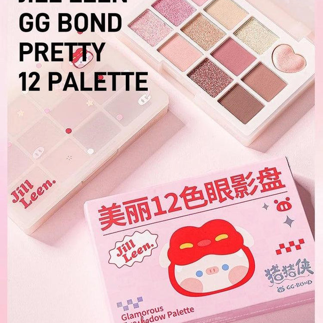 JillLeen - GG BOND Pretty 12 Eye Palette 7.2g